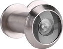 Door Viewer, Solid Brass 200-degree Door Viewer/Peephole, with Heavy Duty Rotating Privacy Cover, Optical Glass Door Scope Viewer for Home Office Hotel(Silver)