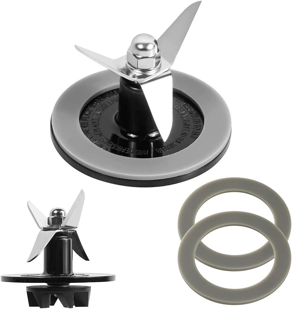 Replacement Parts Blender Blade Assembly with 2 Pieces Blender Gaskets,replacement parts for Cuisinart CBT-500, SB5600, CB600