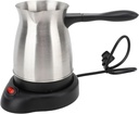Turkish Coffee Maker, Turkish Electric Coffee Maker Machine, 5 to 6 Cup Brewing Capacity, for Delicious Turkish & Greek Coffee, Stainless Steel Turkish Coffee Pot 600ml