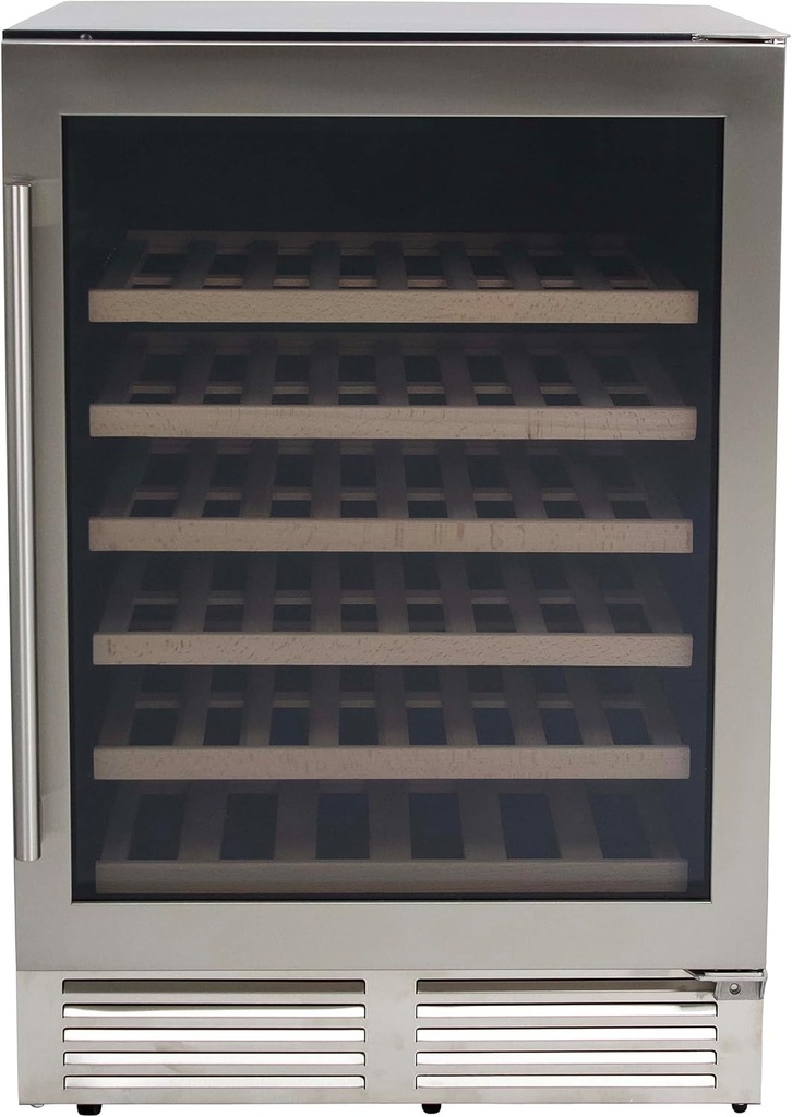 DE510WCSZSS Designer Series Wine Cooler, 51-Bottle, Silver