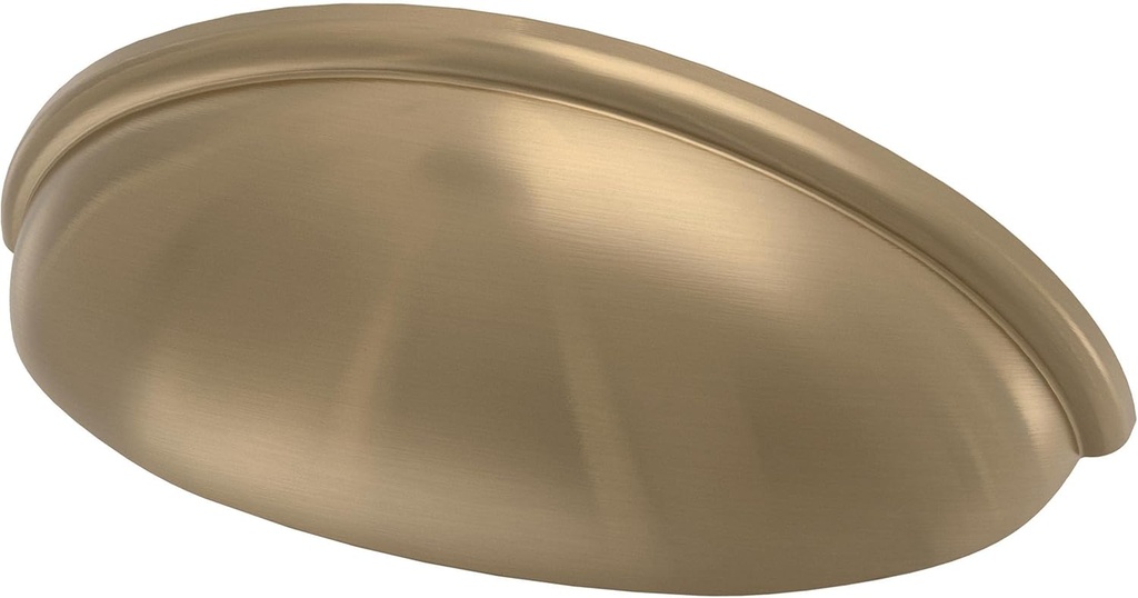 Franklin Brass Cup (10-Pack) Cabinet Handles 3" Hole Center Pulls | Champagne Bronze Hardware Kitchen Door, Drawers, Dressers, Furniture P34702K-CZ-B1