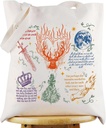 KEYCHIN TOG Bookish Tote Bag Novel Series Fans Gifts Book Lover Fans Reusable Grocery Bag Tog Bookish Gifts