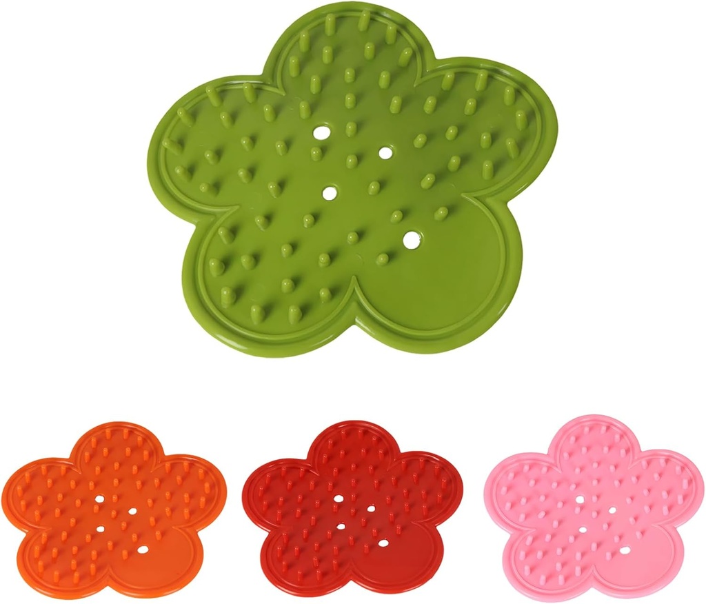 4 Pcs Thorn Remover for Roses,Rose Stripper, Thorn and Leaf Stripping Tool for Rose Handling (Red/Pink/Green/Orange)