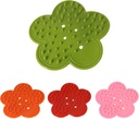 4 Pcs Thorn Remover for Roses,Rose Stripper, Thorn and Leaf Stripping Tool for Rose Handling (Red/Pink/Green/Orange)