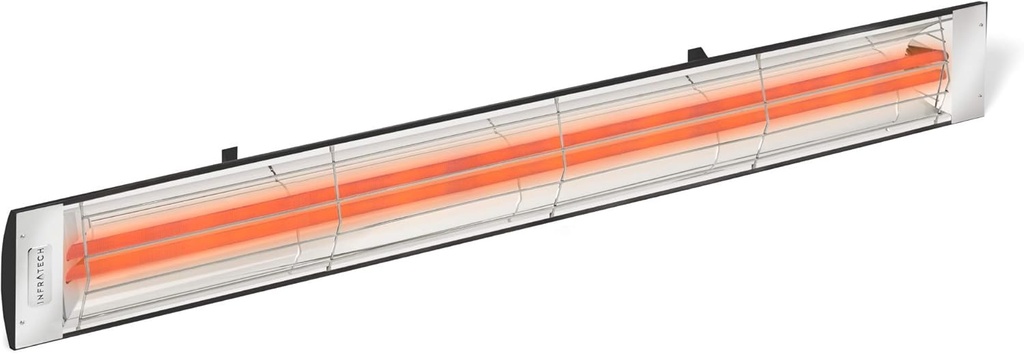 Infratech CD-6024 BL Stainless Steel 61.25” Dual Element Fixture 6000 Watt, 240 Volt, Black Finish