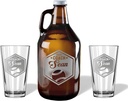 Baseball Coach Beer Glasses - Baseball Coach Gifts Personalized Coach Pint Glass Engraved Coach Award Baseball Beer Glass End of Season Gifts Coach (Baseball, Growler Gift Box)