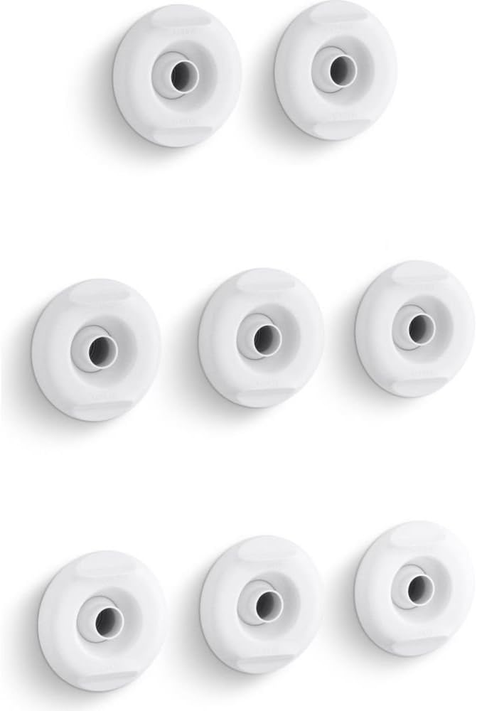 Kohler K-9398-0 RiverBath Jet Trim Kit White Finish