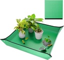 Repotting Mat for Indoor Plant Transplanting and Mess Control, 26'' x 26'' Waterproof Potting Succulent Tray Portable Gardening Mat Gift for Plant Lovers