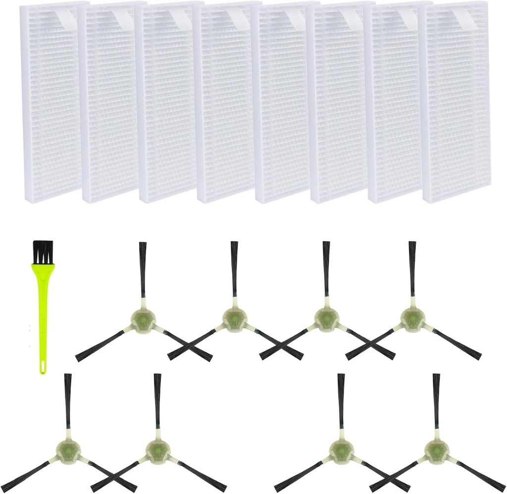 M210 Filters Replacement Brush Parts for Lefant M210 OKP K2 K3 K3A K4 K5 M210S M210B M213 Accessories Side Sweep Brush HEPA Filter Size 5.0 * 1.9 Inch