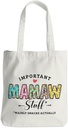 Inspirational Mom Grandma Aunt Mother in Law Tote Beach Bag for Women Birthday Christmas Mothers Day