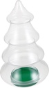 1pc Christmas Tree Shaped Candy Storage Bottle for Holiday Celebrations Container for Treats Cookies and Crafts Jar for Festive Parties