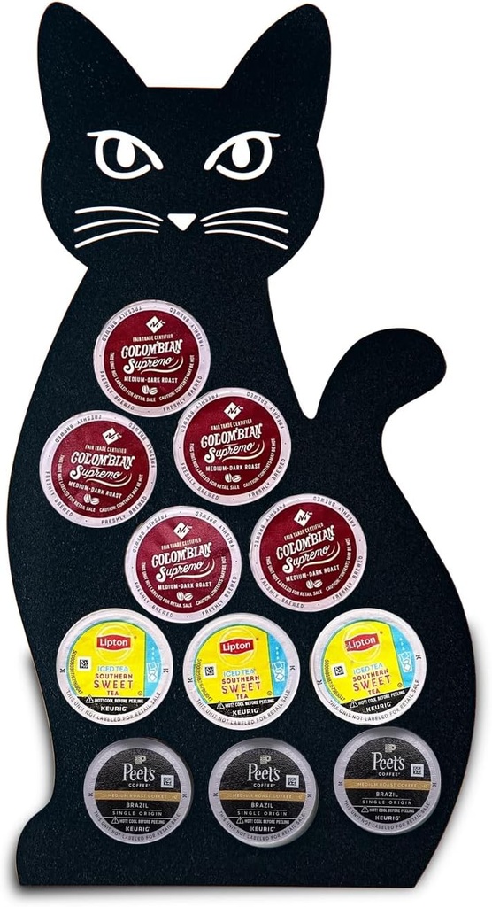 Cat Coffee Pod Holder For K Cup Holder Black Coffee Pod Organizer K Pod Holder For Counter