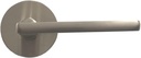 Delaney Bravura Hardware Charlotte Passage Door Handle, Fits Doors 1-3/8 to 1-3/4 in Thick, Satin Nickel – Reversible Left/Right-Handed Hallway, Closet Door Lever with Latch – Easily Install