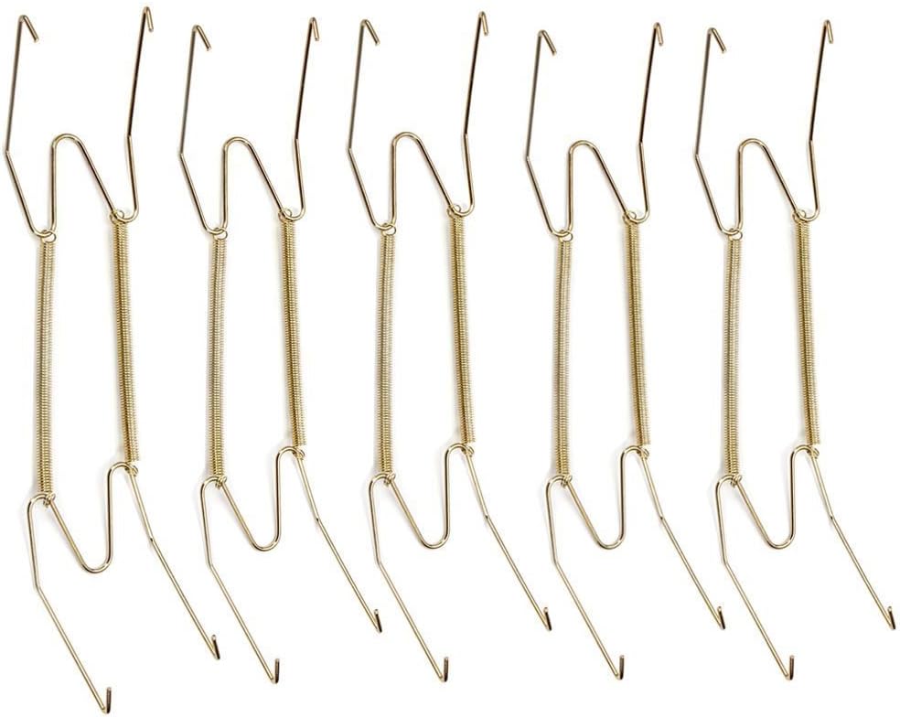 Robyse Plate Hanger Plate Dish Display Plate Hangers for The Wall Decoration- (5 Pack) (8inch/5pc)