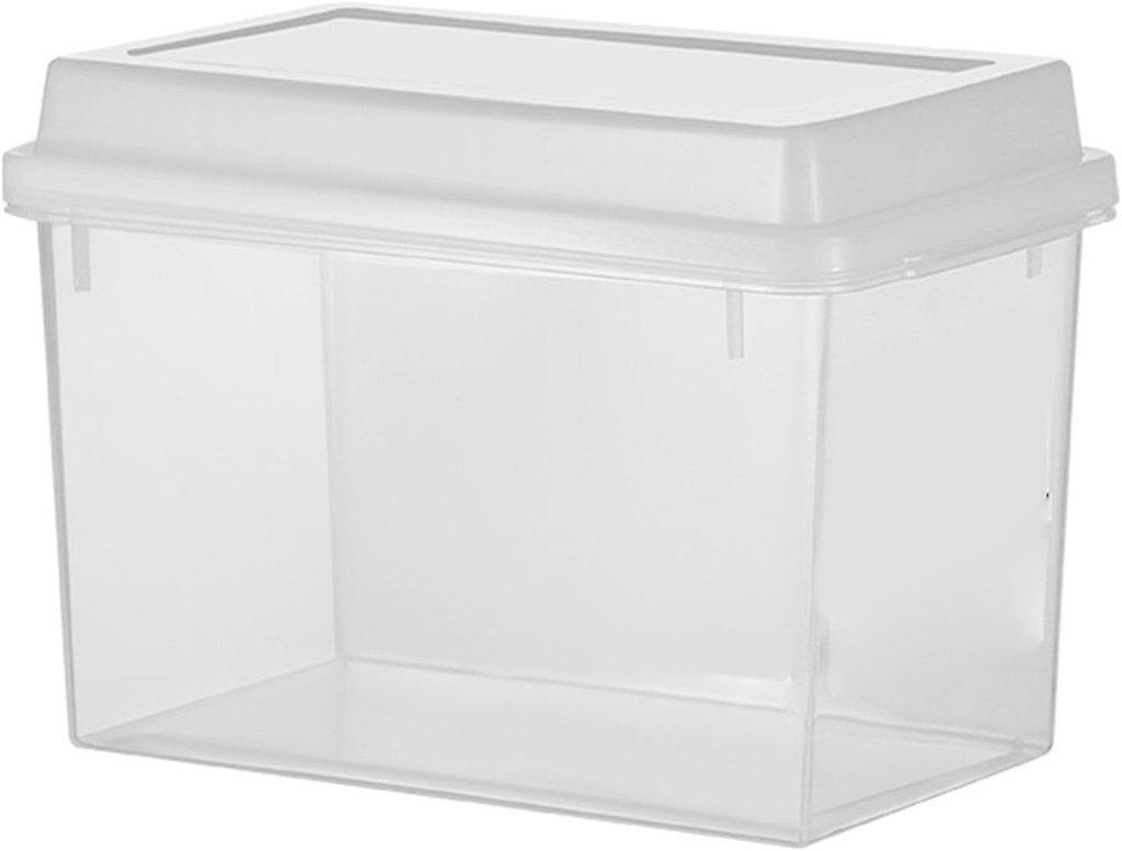 Tyenaza Bread Storage Container, 3.4L Bread Box, Freezer Plastic Sealed Sandwich Saver Box with Lid for Home Kitchen Fridge