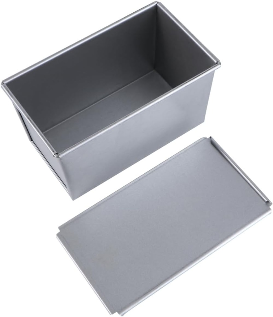 Rectangular Bread Mold with Lid Non-stick Toast Box for Baking Baking Tray for Home and Professional Use Easy to Clean and Store