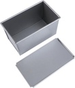 Rectangular Bread Mold with Lid Non-stick Toast Box for Baking Baking Tray for Home and Professional Use Easy to Clean and Store