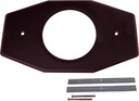 Westbrass D502-12 One-Hole Remodel Plate for Moen and Delta, Oil Rubbed Bronze