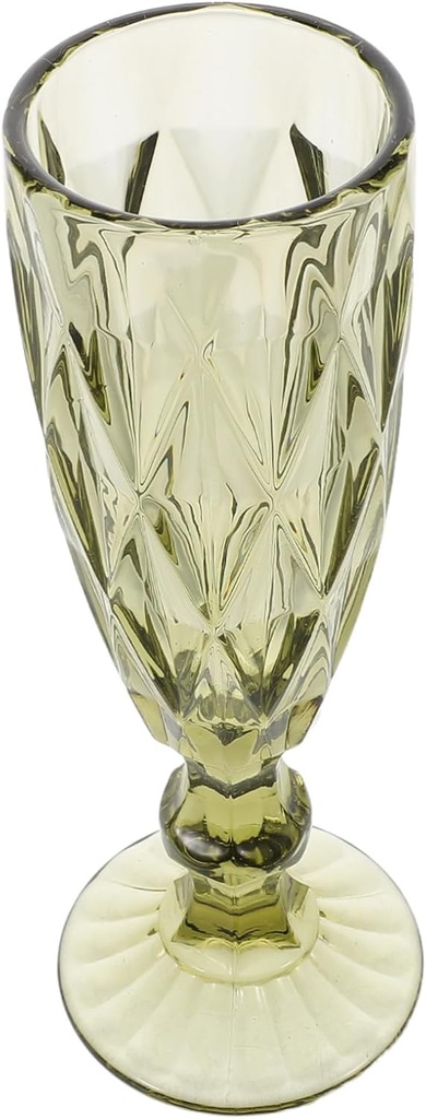 PRETYZOOM Embossed Wine Goblet Elegant Stemmed Glasses for Juice and Beverages Vintage Ornate Design for Weddings and Parties Robust Multi-functional Drinkware