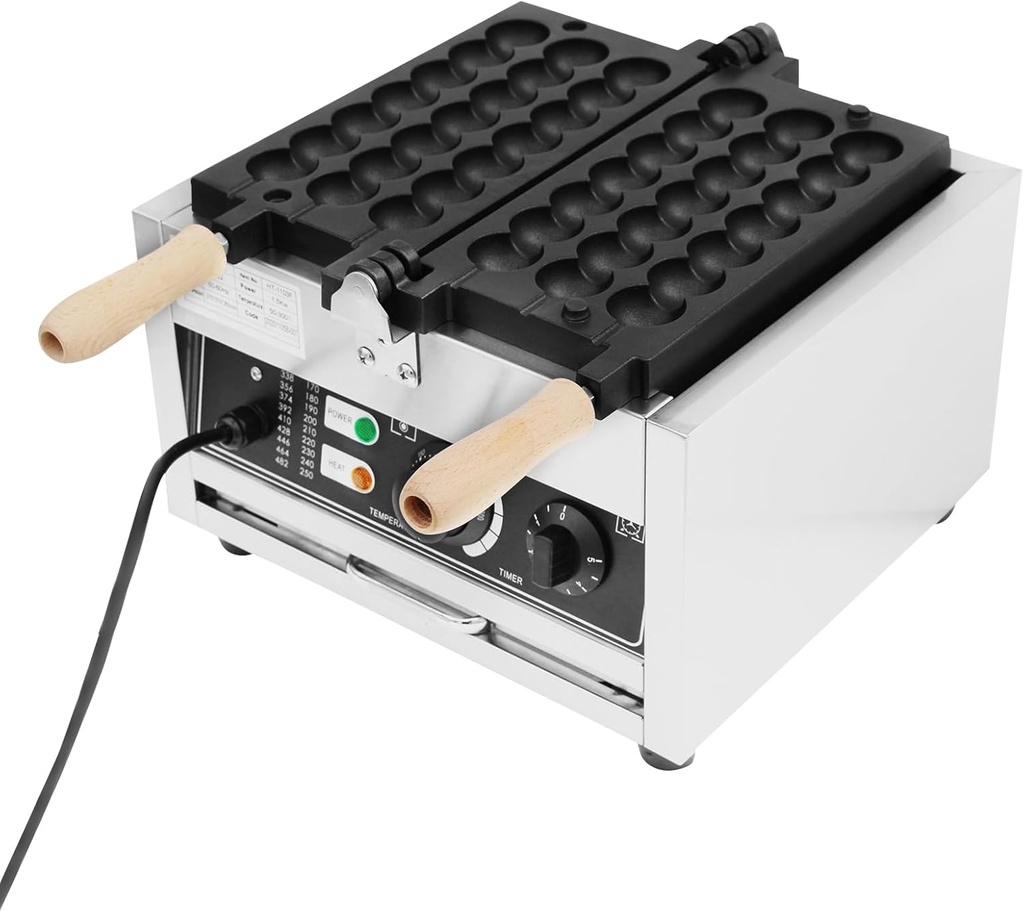 Commercial Waffle Maker, 42-hole Commercial Waffle Maker Restaurant 1500W 110V Electric Honeycomb Waffle Pop Maker for Restaurant Bakeries Snack Bar Home 50~300℃