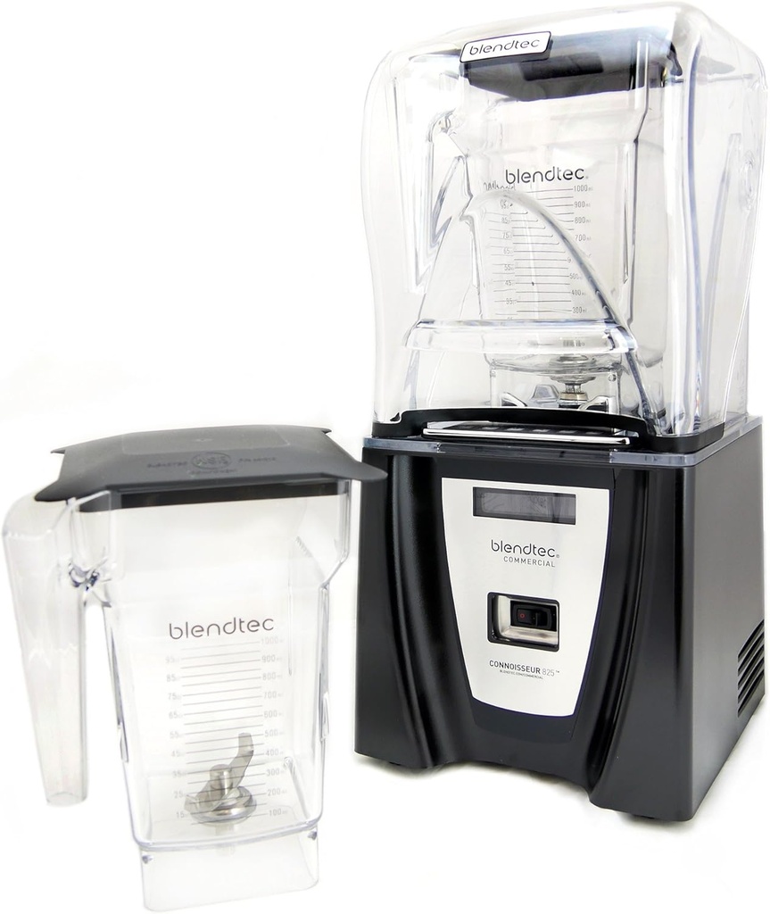 Blendtec Commercial Connoisseur 825 Blender + 2 FourSide Jars