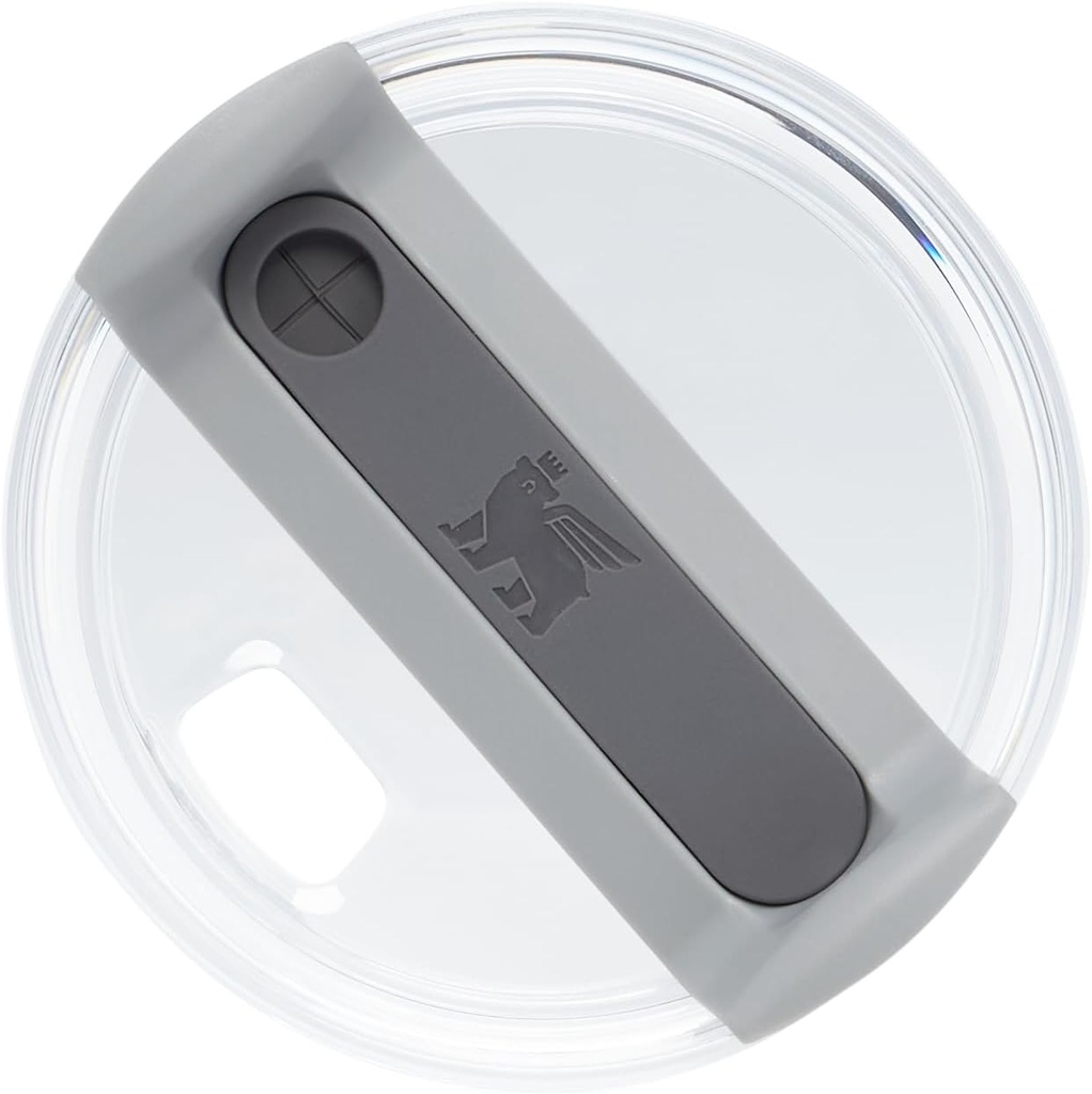 Stanley Quencher Tumbler Lid | Twist on Flowstate 3-Position Lid Replacement for Tumbler with Handle | Accessory fits Stainless Steel Drinking Cup | BPA-Free | Clear