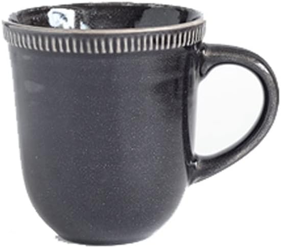 Water Cup Embossed Mouth Cup Ceramic Cup Couple Home Retro Personality Coffee Cup Office Tea Office Cup Insulated Tumbler(A)