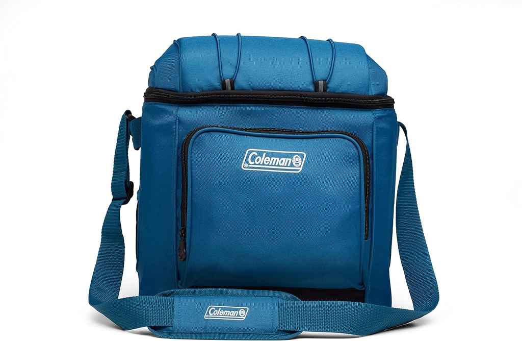 Coleman Chiller Insulated Soft Cooler, Leakproof 9/16/30 Can Cooler with 12+ Hour Ice Retention, Made with Recycled Materials, Great for Lunch, Camping, Beach, Pool, Sports, & More