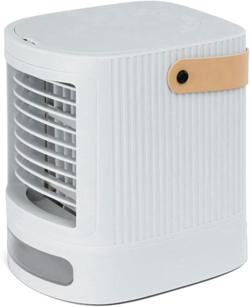 Portable Air Conditioner, Evaporative Air Cooler, USB Powered Small Cooler With/Humidifier, 3 Speed Mini Air Conditioner