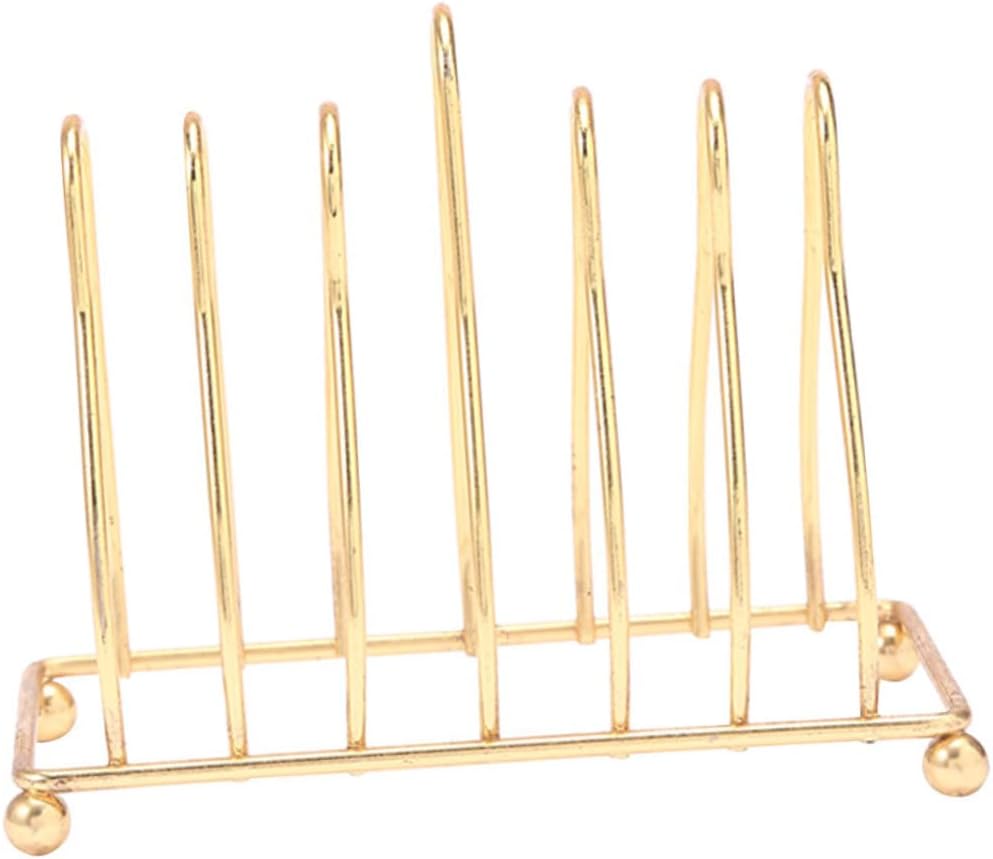 Dish Storage Rack Plate Holder Decorative Plate Organizer Drainage Design for Easy Use