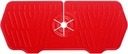 K SZKMG Kitchen Guard Faucet Mat Silicone Handle Drip Catcher Tray for Kitchen Sink Dish Soap Sponge Holder Organizer Store Sink Protector Splash Guard Cover Faucet Countertop Pad (Red)