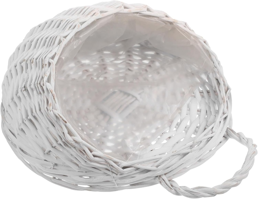 BESPORTBLE Hanging Storage Basket Rattan Container Woven Basket Organizer Kitchen Vegetable Fruit Storage