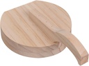 Handcrafted Wooden Dough Press for Homemade Tortillas and Flatbreads, Style A