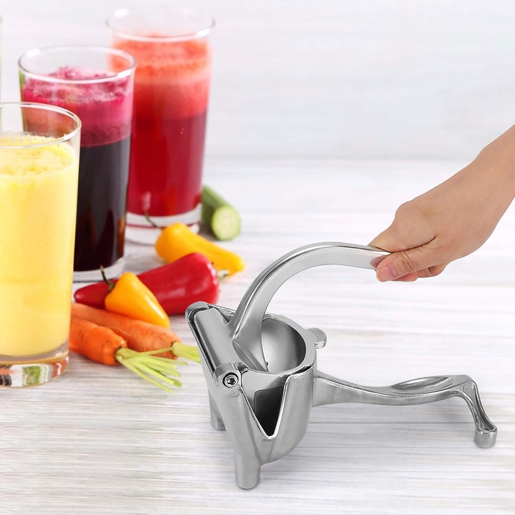 Aluminum Portable Manual Fruit Juicer Squeezer Stainless Steel Hand Juicer Extractor Kitchen Tool for Lemon Orange