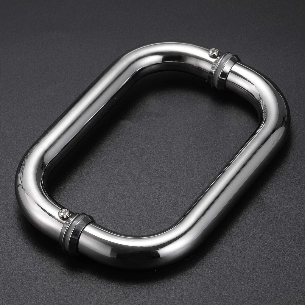 6" Glass Door Handle Shower Door Handle Made of Back to Back Stainless Steel