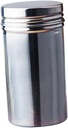 PRETYZOOM Stainless Steel Food Storage Jar Airtight Lid Portable Sealed Container for Travel Seasoning for Tea Powder Snacks Design