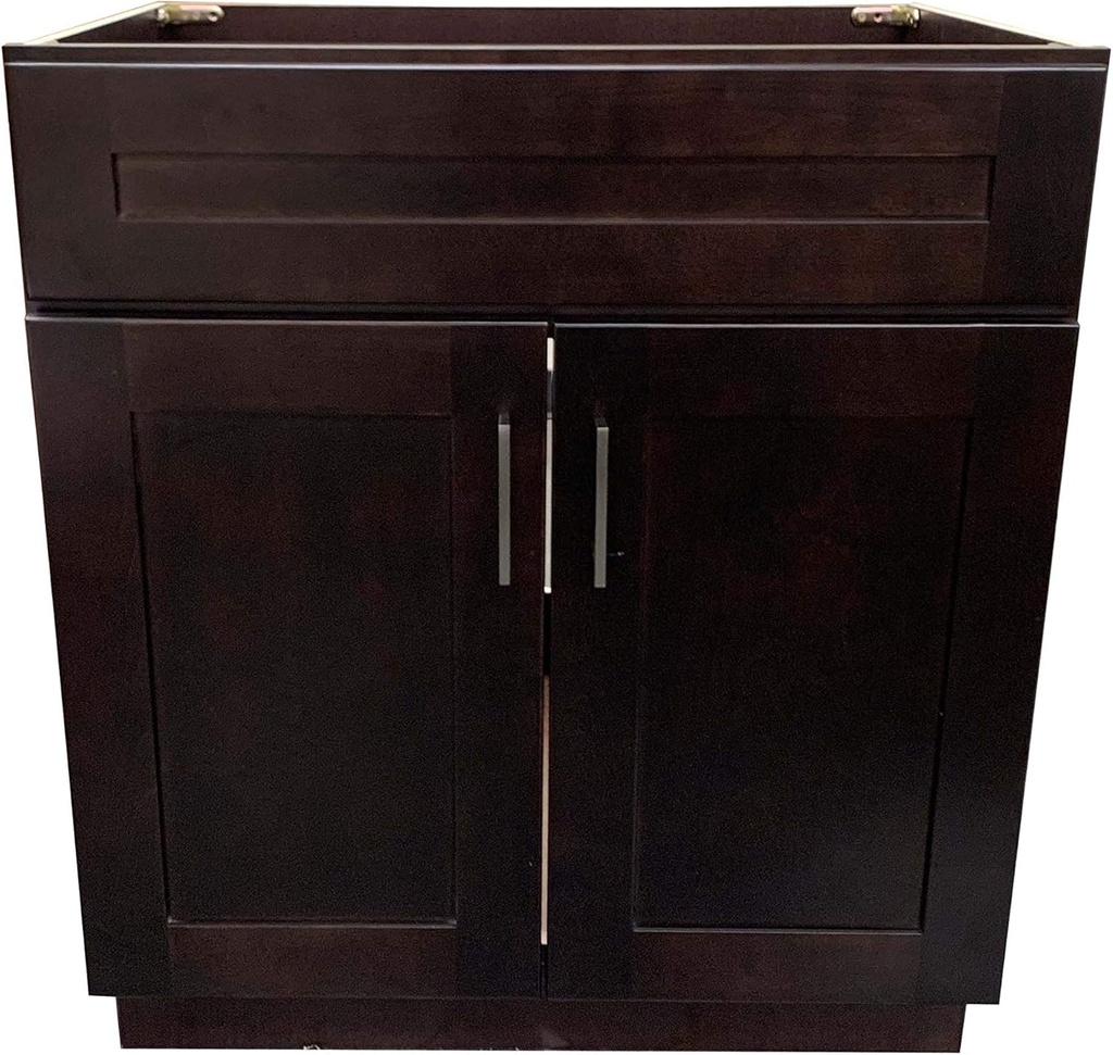 New Espresso Shaker Single-Sink Bathroom Vanity Base Cabinet 36" Wide x 21" Deep