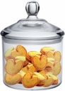 Cookie Jar, Candy Dish with Lid, Clear Acrylic Airtight Jar for Nuts, Cookies, Candy, Chocolate, 40 OZ