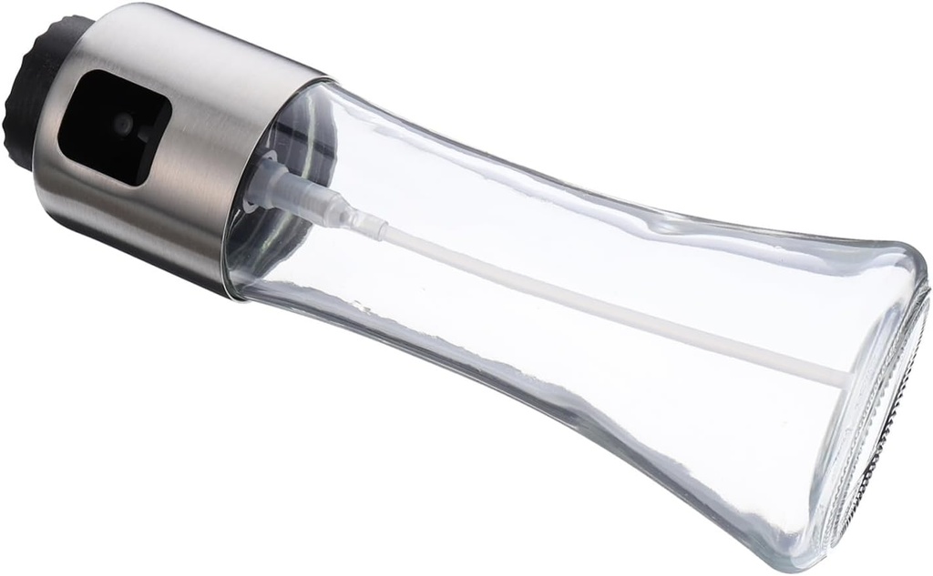 Garneck Oil Sprayer Bottle Food-grade Stainless Steel Oil Dispenser for Cooking Bbq and Salad No Leak Design for Easy Capacity Viewing