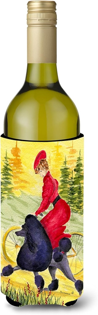Poodle Wine Bottle Beverage Insulator Beverage Insulator Hugger
