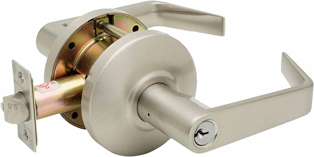 Copper Creek AL6250SS Avery Grade 2 Cylindrical Lever Storeroom Nfl Ul, Satin Stainless