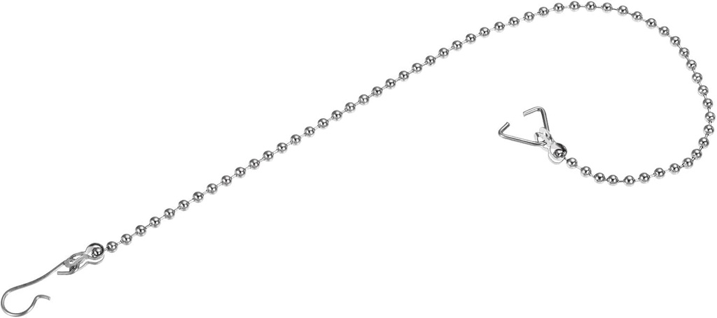 MECCANIXITY Toilet Flapper Chain, 26cm Toilet Handle Lever Lift Flush Replacement Ball Chain, 304 Stainless Steel Pack of 3