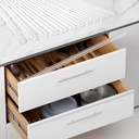 Cabinet Protector Edge Guard (Pack of 12), 24" Clear PVC Cabinet Edge Protectors for 3/4" Thick Kitchen Cabinets Doors – Slip-On No-Tool Sliding Installation