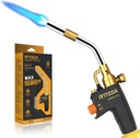 Propane Torch Head, GJ-8000pro High Intensity Torch Head, Trigger Start Gas Torch Kit for Propane, Pencil Flame Welding Torch Fuel by Mapp/Map/Propane, Soldering, Cooking（CSA Certified)