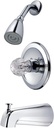 Kingston Brass KB531T Single-Handle Pressure Balanced Tub and Shower Faucet, Trim Only in Polished Chrome