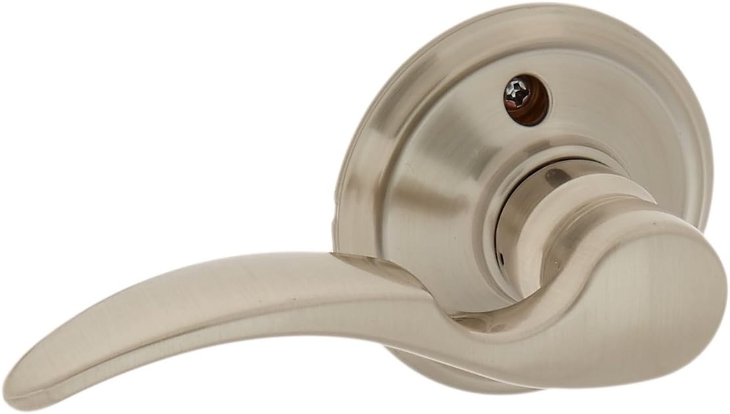 Schlage F170-STA-LH F-Series St. Annes Single Dummy Left Handed Door Lever, Satin Nickel