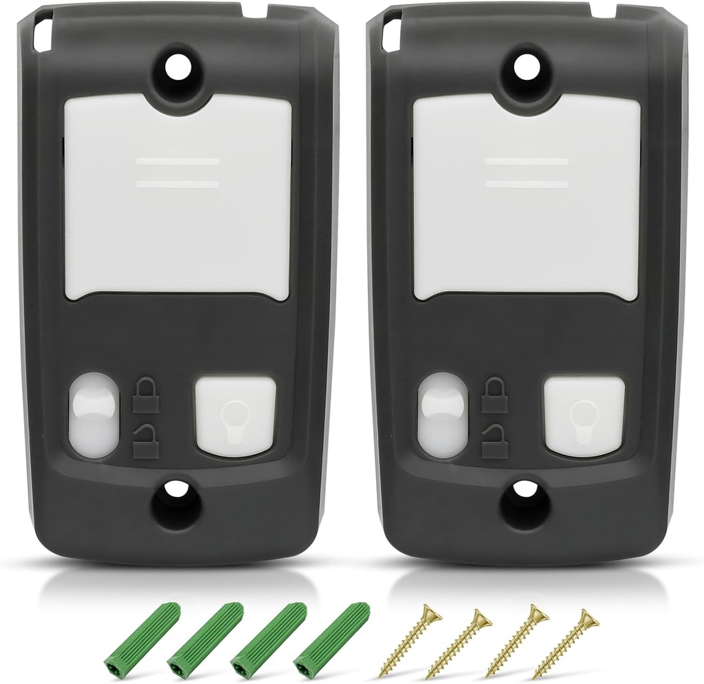 39165R GBWCSL2-BX Wall Console Garage Door Opener Wall Keypad Button (2 Pack), Replace 37351R, GBWCSL2-BX, 34026A-R1, GBWC2-BX, Compatible with Genie Series II Garage Door Openers