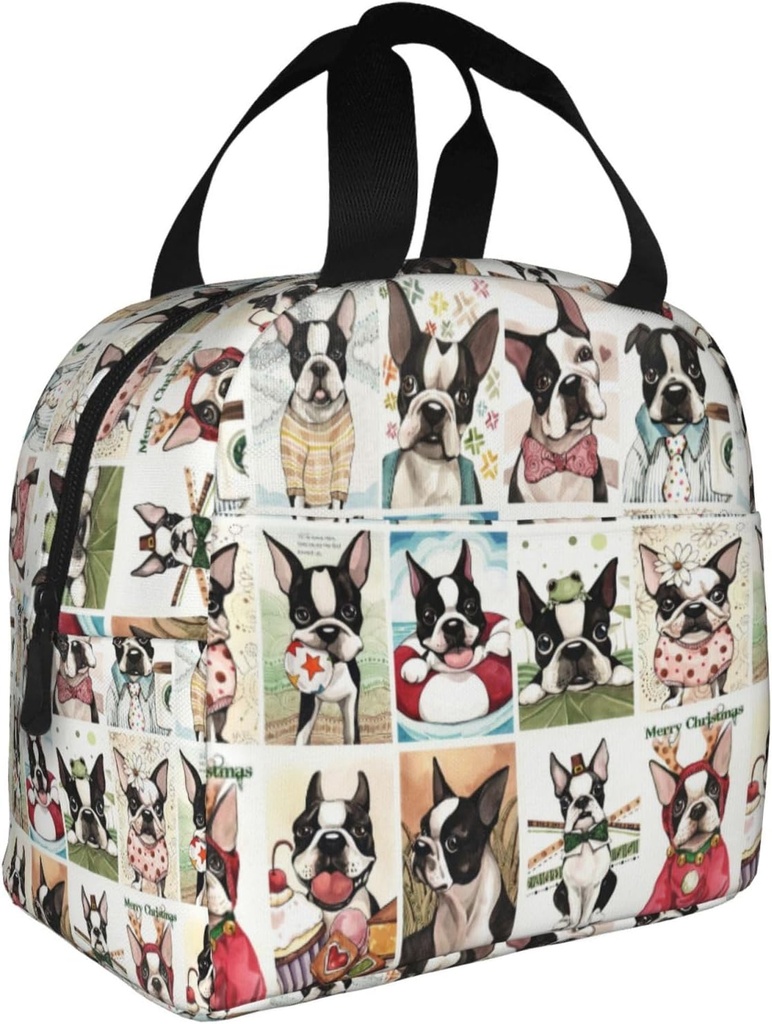 Boston Terrier Lunch Box - Reusable, Leakproof, Insulated, Portable, BPA Free