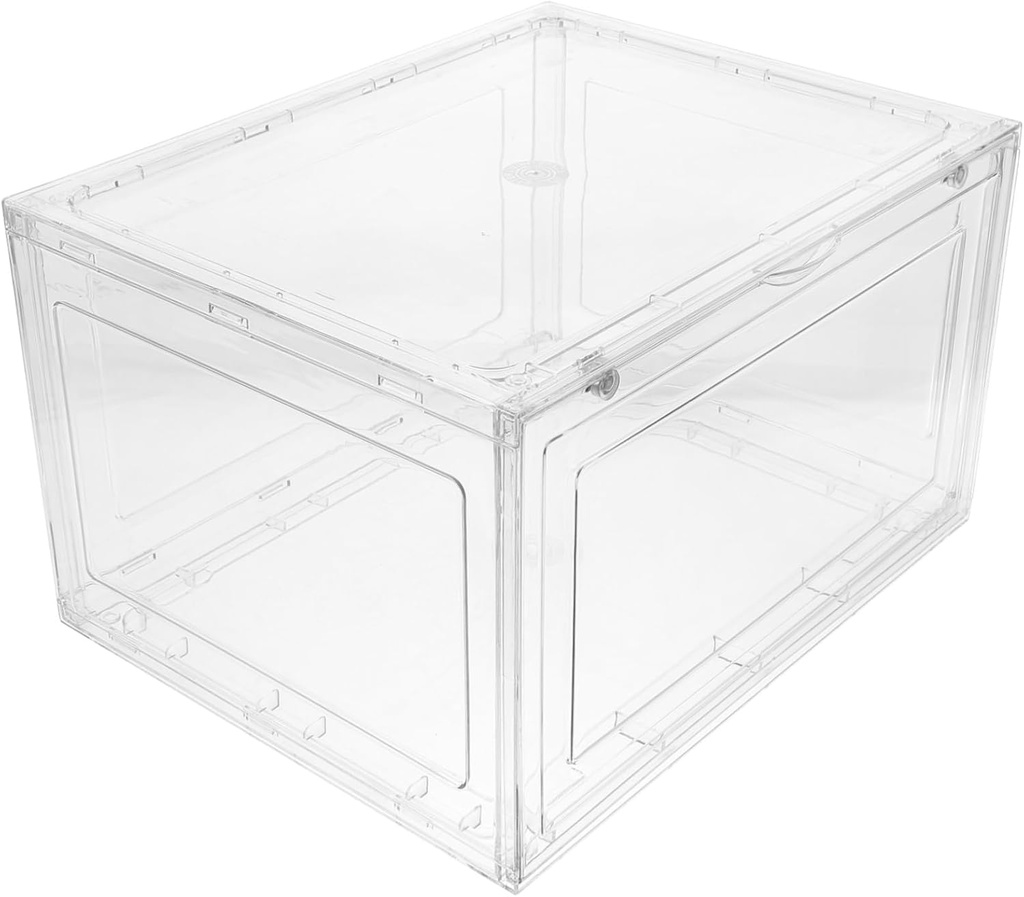 Large Capacity Clear Pet Bread Box for Kitchen Countertop Moisture-resistant Bread Container Organizer for Home Bakery Display