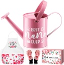 Gardening Tools Gifts for Nana Gardening Tools Kit Metal Plants Watering Can Floral Apron Glove for Her Thanksgiving Day Christmas Set of 3